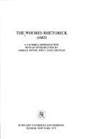 Cover image for The Whores rhetorick (1683)