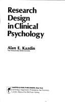 Cover image for Research design in clinical psychology