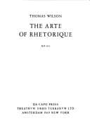 Cover image for The arte of rhetorique.