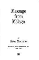 Cover image for Message from Malaga