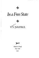 Cover image for In a free state