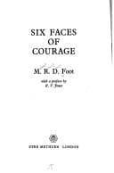 Cover image for Six faces of courage