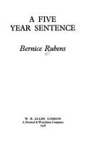 Cover image for A five year sentence