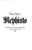 Cover image for Mephisto