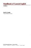 Cover image for Handbook of current English