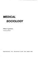 Cover image for Medical sociology