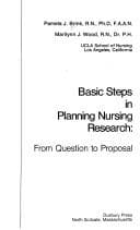 Cover image for Basic steps in planning nursing research