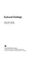Cover image for Cultural ecology