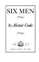 Cover image for Six men