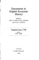 Cover image for Documents in English economic history