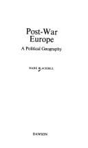 Cover image for Post-war Europe