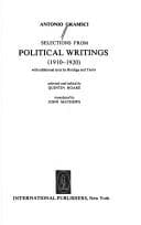 Cover image for Selections from political writings (1910-1920)