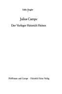 Cover image for Julius Campe
