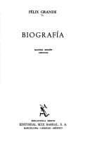 Cover image for Biografía