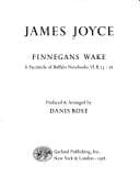 Cover image for Finnegans wake