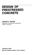 Cover image for Design of prestressed concrete