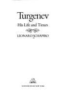 Cover image for Turgenev, his life and times