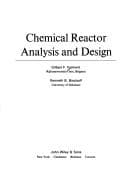 Cover image for Chemical reactor analysis and design