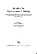 Frontiers in physicochemical biology