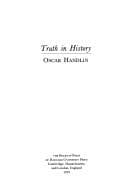 Cover image for Truth in history