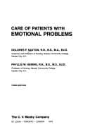 Cover image for Care of patients with emotional problems
