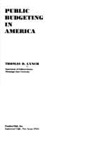 Cover image for Public budgeting in America