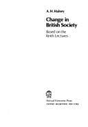 Cover image for Change in British society