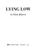 Cover image for Lying low