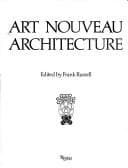 Cover image for Art nouveau architecture