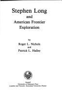 Cover image for Stephen Long and American frontier exploration