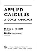 Cover image for Applied calculus