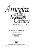 Cover image for America in the twentieth century