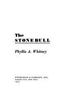 Cover image for The stone bull