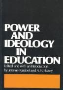 Cover image for Power and ideology in education
