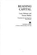 Cover image for Reading Capital