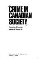 Cover image for Crime in Canadian society