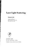 Cover image for Laser light scattering.