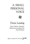 Cover image for A small personal voice