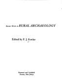 Recent work in rural archaeology