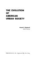 Cover image for The evolution of American urban society