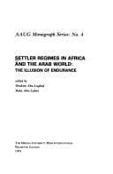 Cover image for Settler regimes in Africa and the Arab world