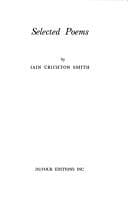Cover image for Selected poems.
