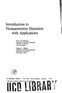 Cover image for Introduction to nonparametric detection with applications