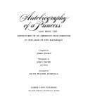 Cover image for Autobiography of a princess, also being the adventures of an American film director in the land of the Maharajas