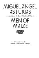 Cover image for Men of maize