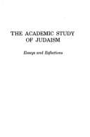 Cover image for The academic study of Judaism