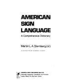 Cover image for American sign language dictionary