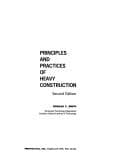 Cover image for Principles and practices of heavy construction