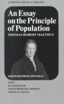 Cover image for An essay on the principle of population