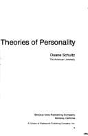Cover image for Theories of personality